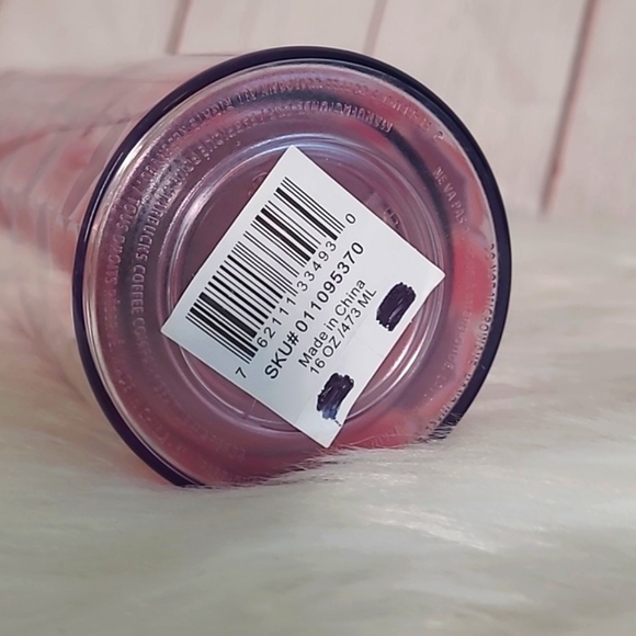 🆕️NWT 2019 Starbucks 16oz Valentines Day Heart Pink Red Travel Insulated Cup - Picture 9 of 13